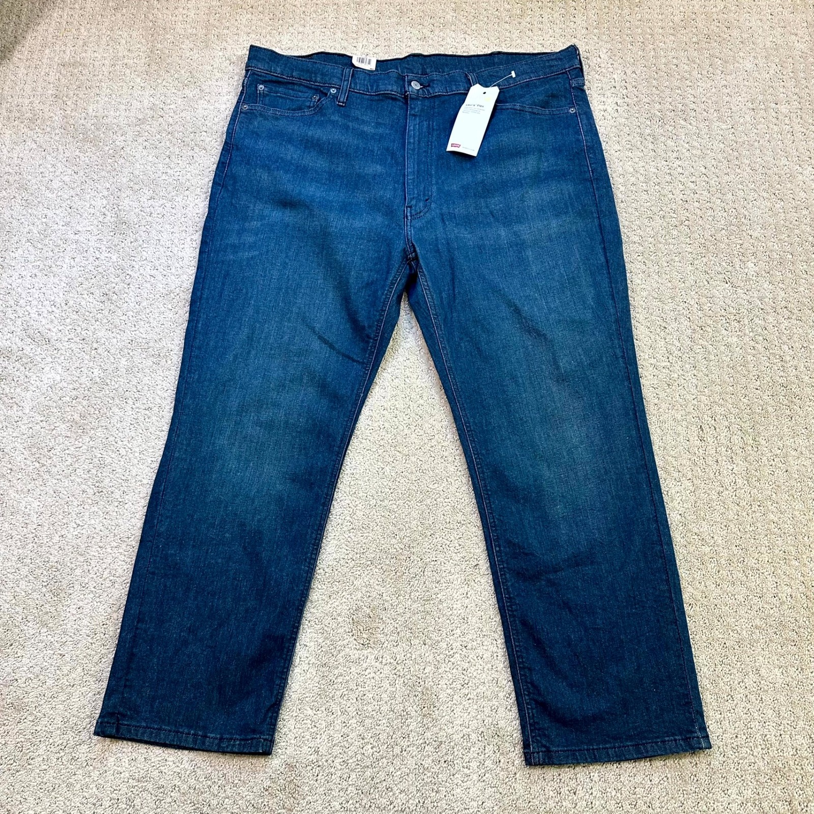 Levis Jeans 541 Athletic Taper Stretch Blue Denim 42x30 Mens Pants